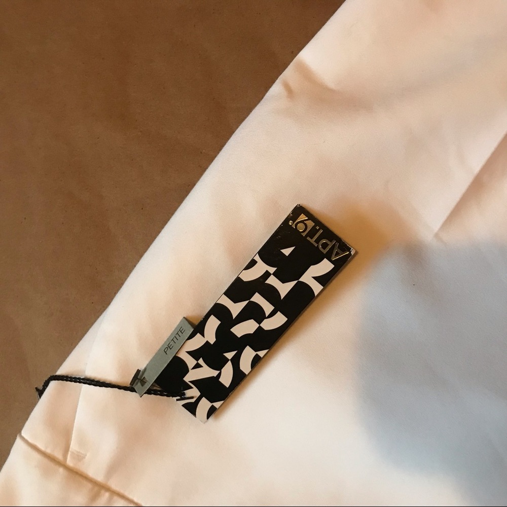 NWT white tailored pants - Picture 3 of 4
